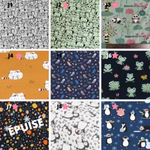 choix de tissu jersey pour chaussons