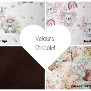 Sac à dos personnalisable Velours - choix du tissu – Image 2
