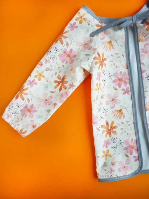 tablier imperméable fleuris